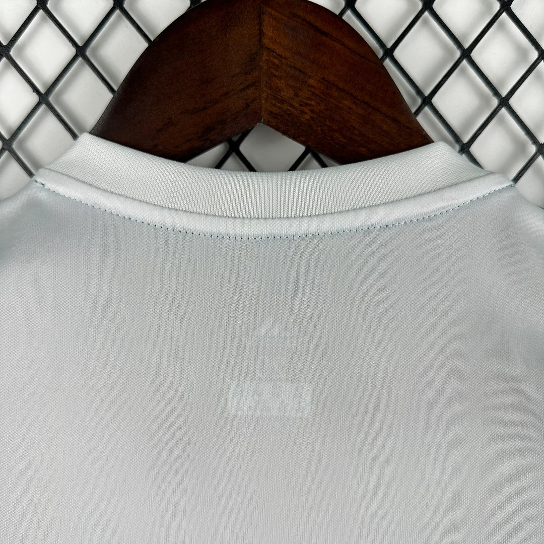 2017/2018 Retro Long Sleeve Real Madrid Home Football Shirt 1:1 Kids Size