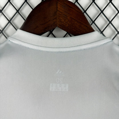 2017/2018 Retro Long Sleeve Real Madrid Home Football Shirt 1:1 Kids Size