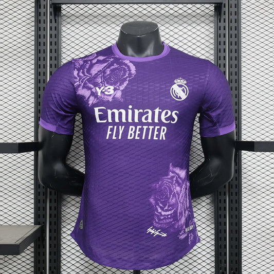 2024/2025 Player Version Real Madrid Y-3 Special Edition Purple Football Shirt 1:1