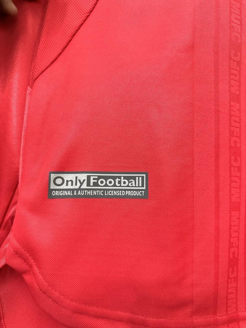 1999/2000 Retro Long Sleeve Manchester United Home Football Shirt 1:1