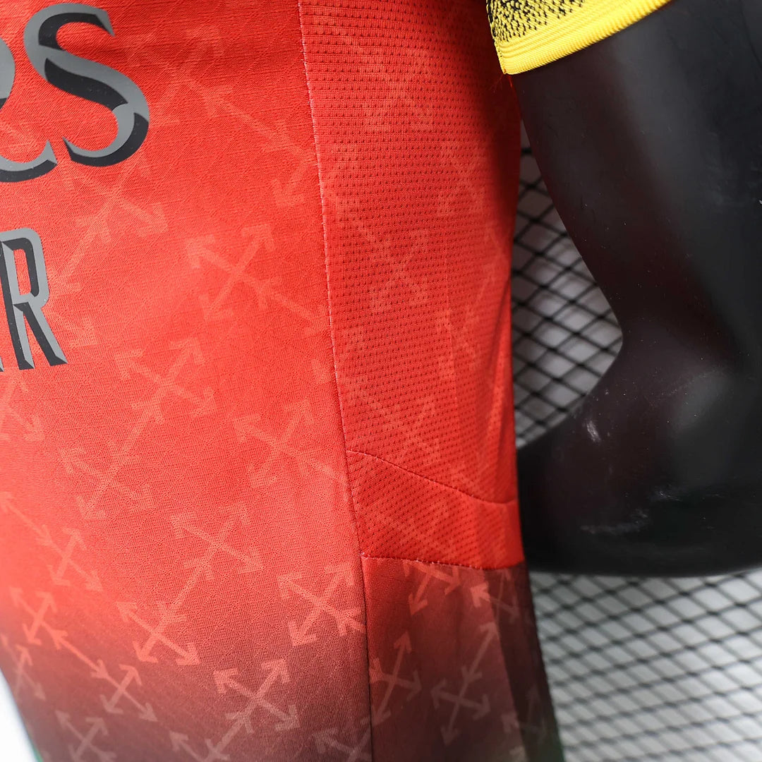 2025/2026 Player Version AC Milan Co-Branded Edition 02 Red Football Jersey 1:1