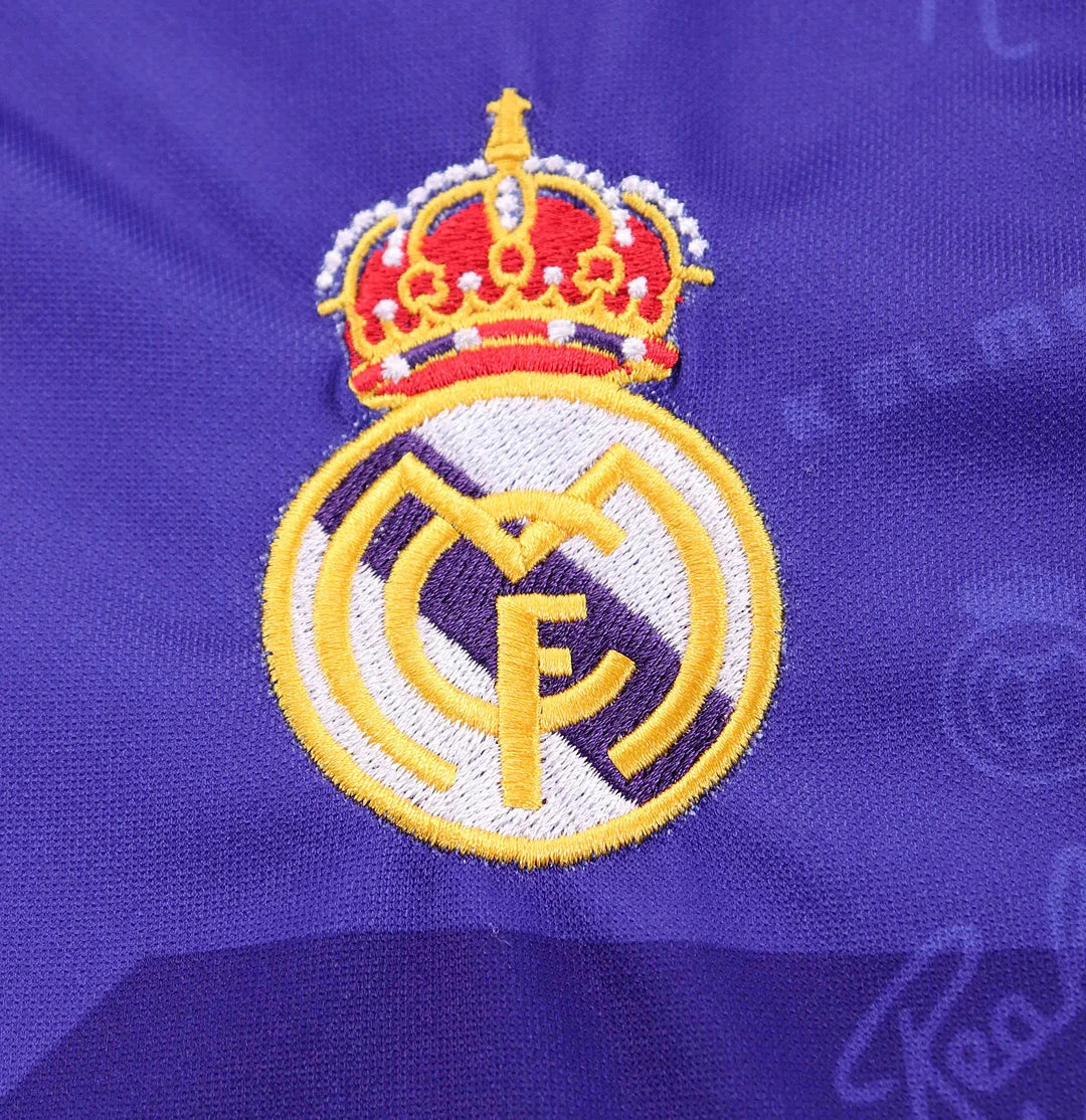 1994-1996 Retro Real Madrid Away Football Shirt 1:1 Kids Size