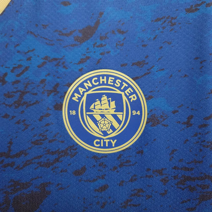 2023 Manchester City Chinese New Year Commemorative Edition Blue Football Shirt 1:1