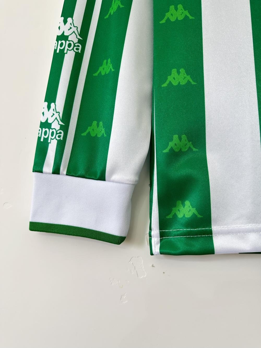 1995/1997 Retro Real Betis Home Football Jersey Long Sleeve 1:1