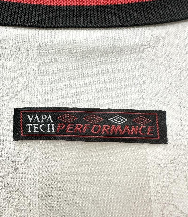 1998/1999 Retro Manchester United Away White Football Shirt 1:1