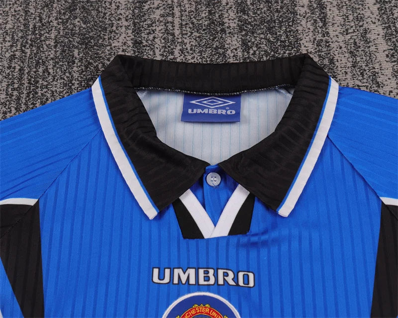 1996/1998 Retro Manchester United Third Away Football Shirt 1:1 Kids Size