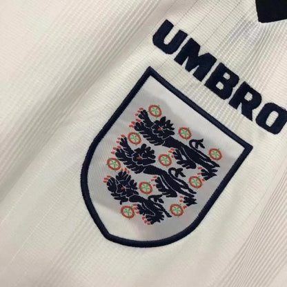 1996 Retro England Home Soccer Jersey 1:1