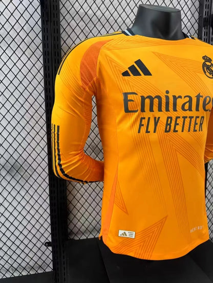2024/2025 Player Version Real Madrid Away Long Sleeve Jersey 1:1