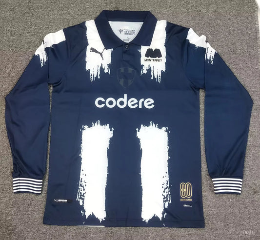 2025/2026 Long Sleeves C.F.Monterrey 80th Anniversary Edition Football Jersey 1:1