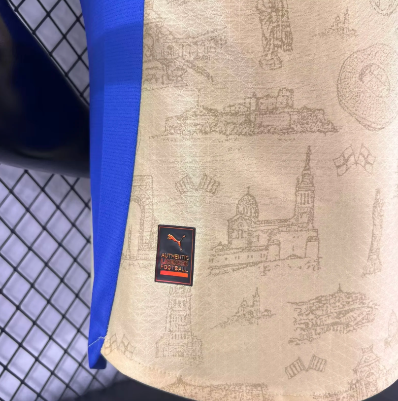 2025/2026 Player Version Olympique de Marseille Fourth Away Football Jersey 1:1