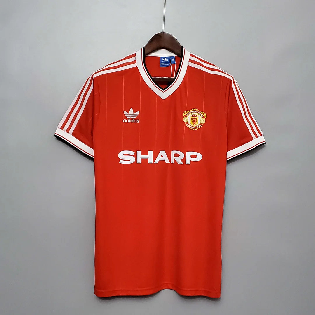 1983/1984 Retro Manchester United Home Football Shirt 1:1