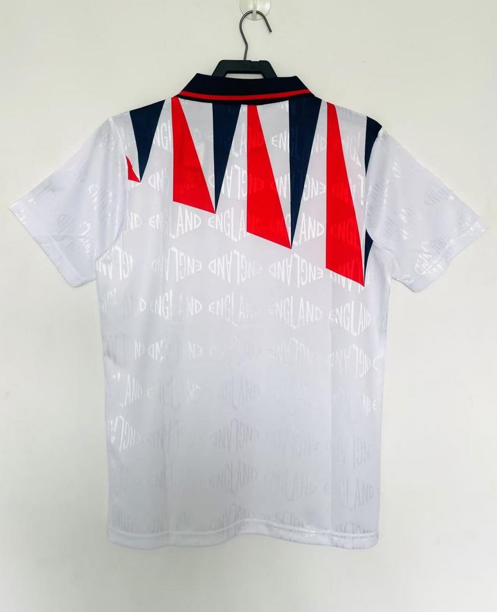 1992 Retro England Home Soccer Jersey 1:1