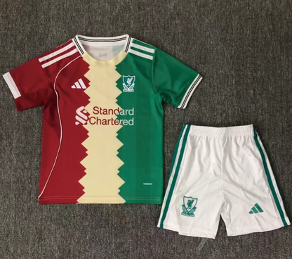 2025/2026 Liverpool Three colors Training clothes Football Jersey 1:1 Kids Size