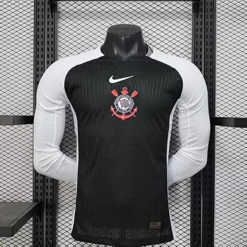 2025/2026 Long Sleeves Player Version Corinthians Away Football Jersey 1:1