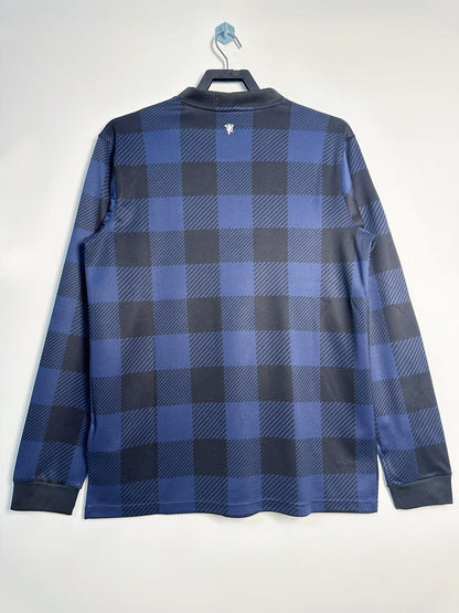 2013/2014 Retro Long Sleeve Manchester United Away Football Shirt 1:1