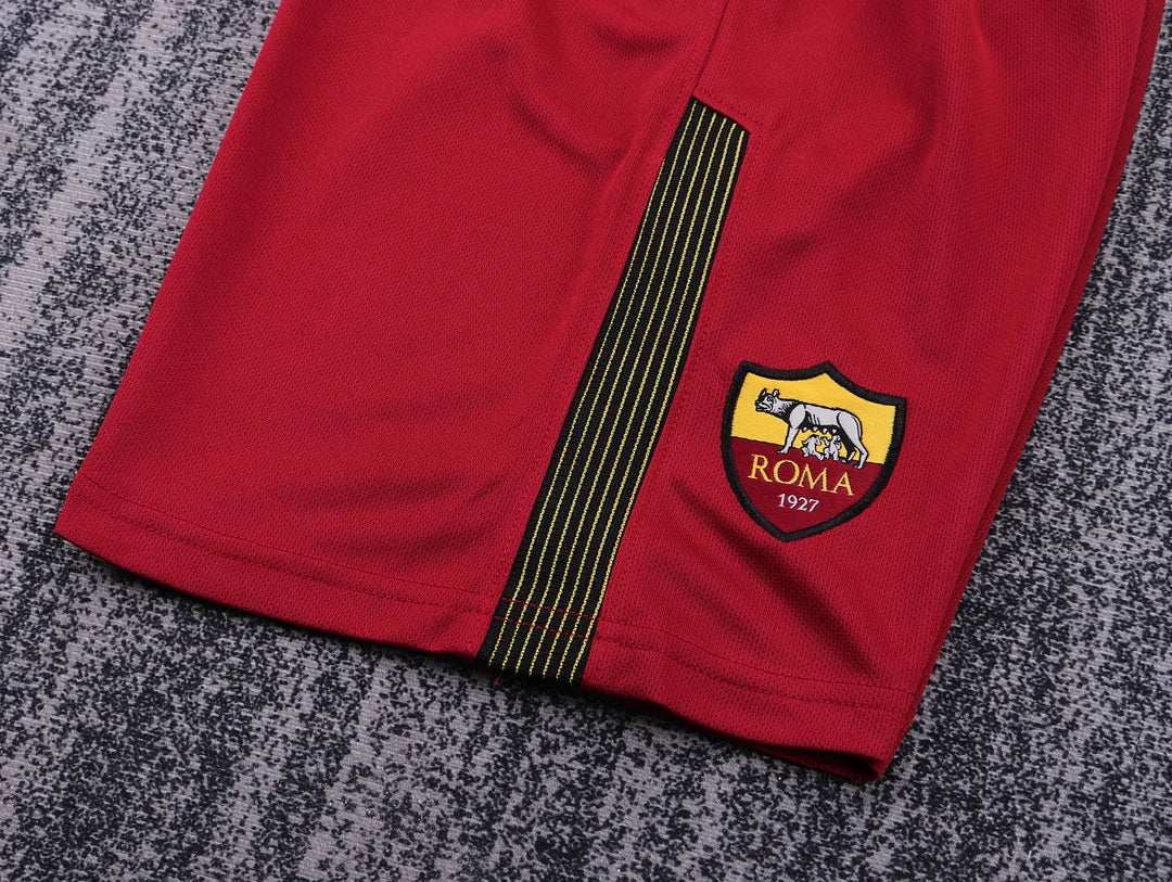 2017/2018 Retro Roma Home Soccer Jersey 1:1 Kids Size