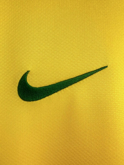 2006 Retro Long Sleeve Brazil Home Soccer Jersey 1:1