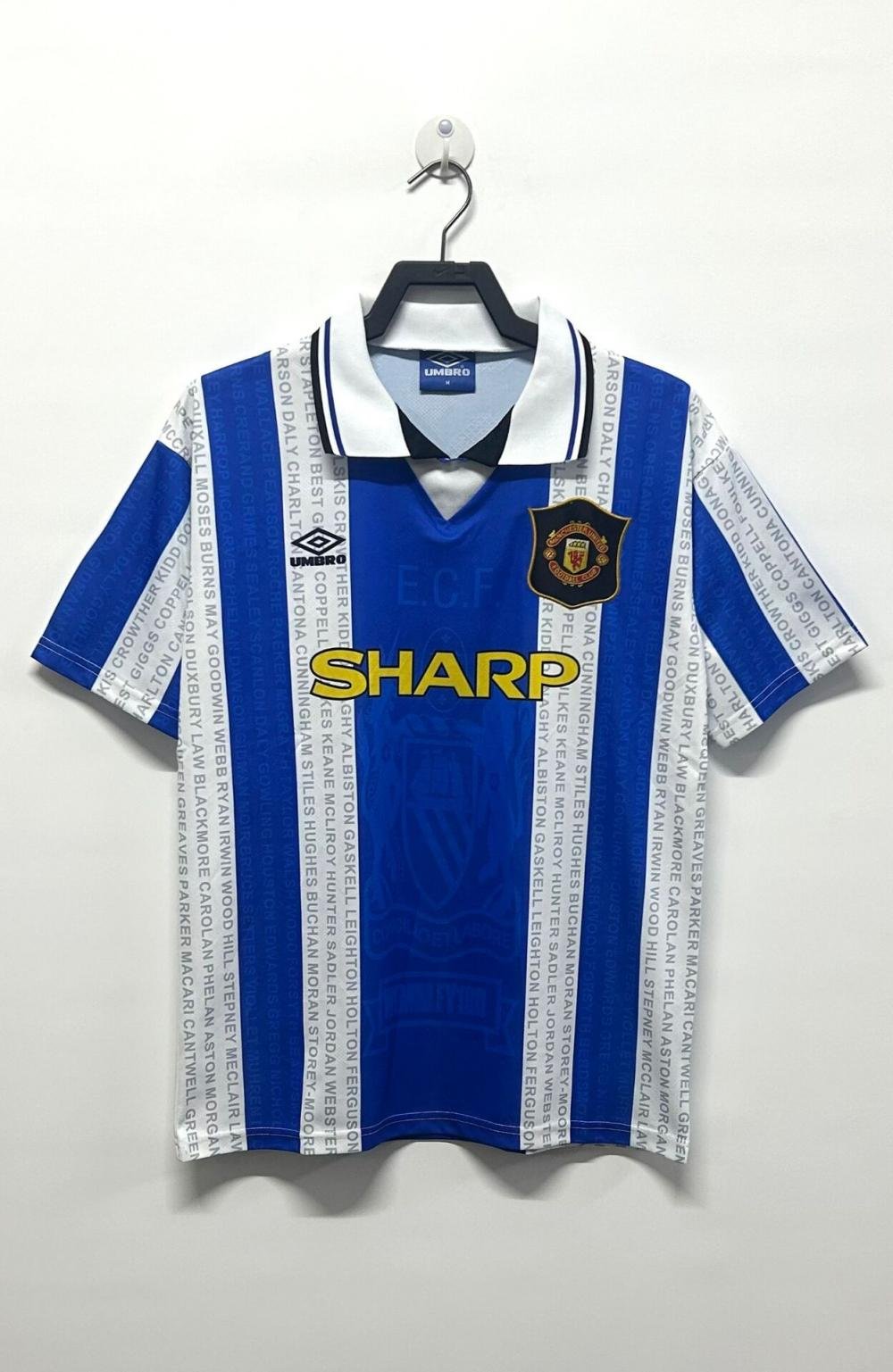 1994/1996 Retro Manchester United Third Away Football Shirt 1:1