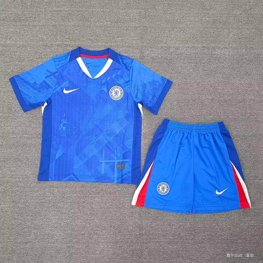 2025/2026 Chelsea Home Football Jersey 1:1 Kids Size