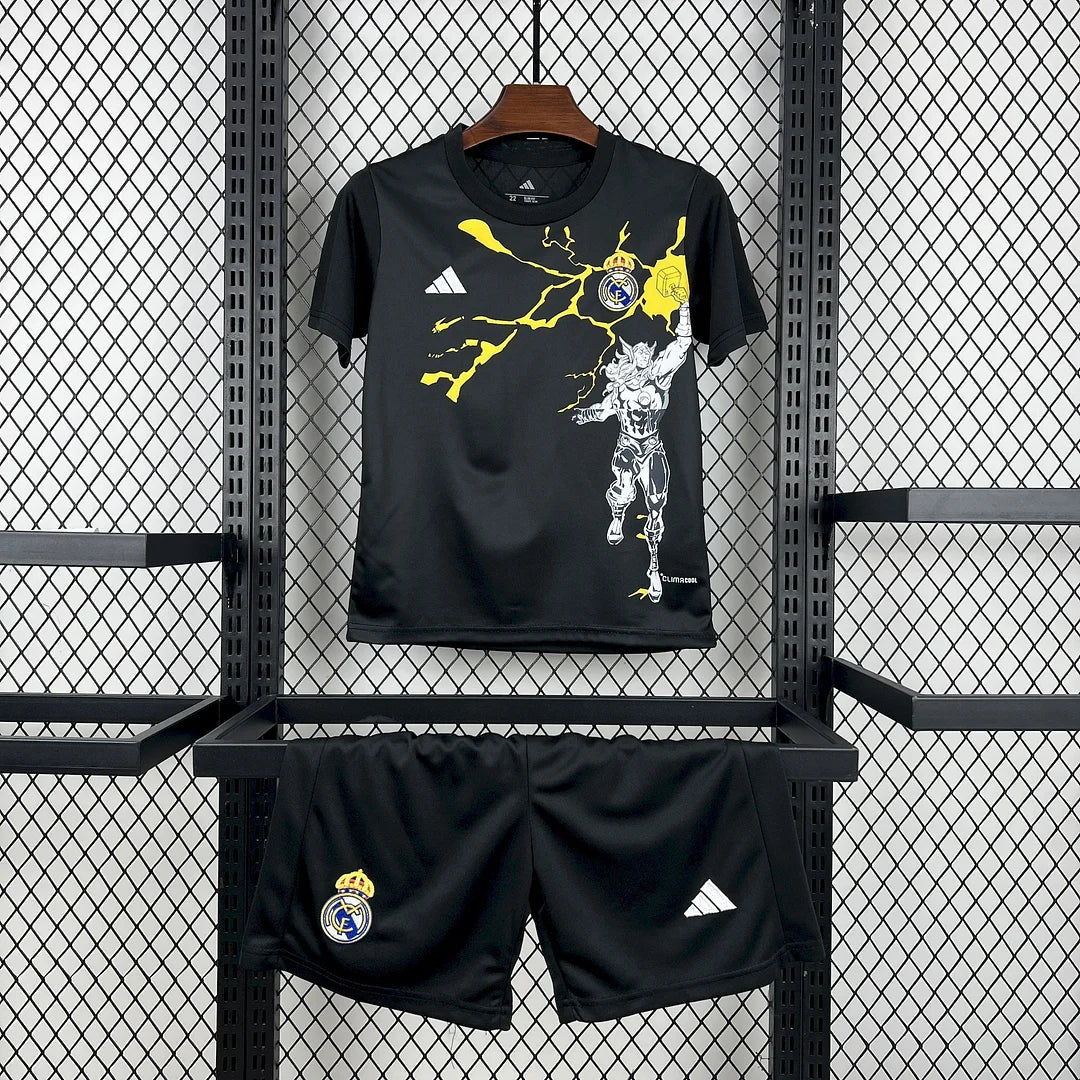 2025/2026 Real Madrid Collaboration With Marvel 02 Football Shirt 1:1 Kids Size