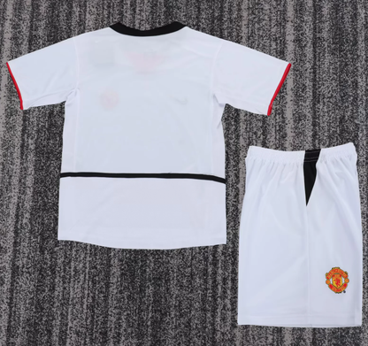2002/2003 Retro Manchester United Away Football Jersey 1:1 Kids Size