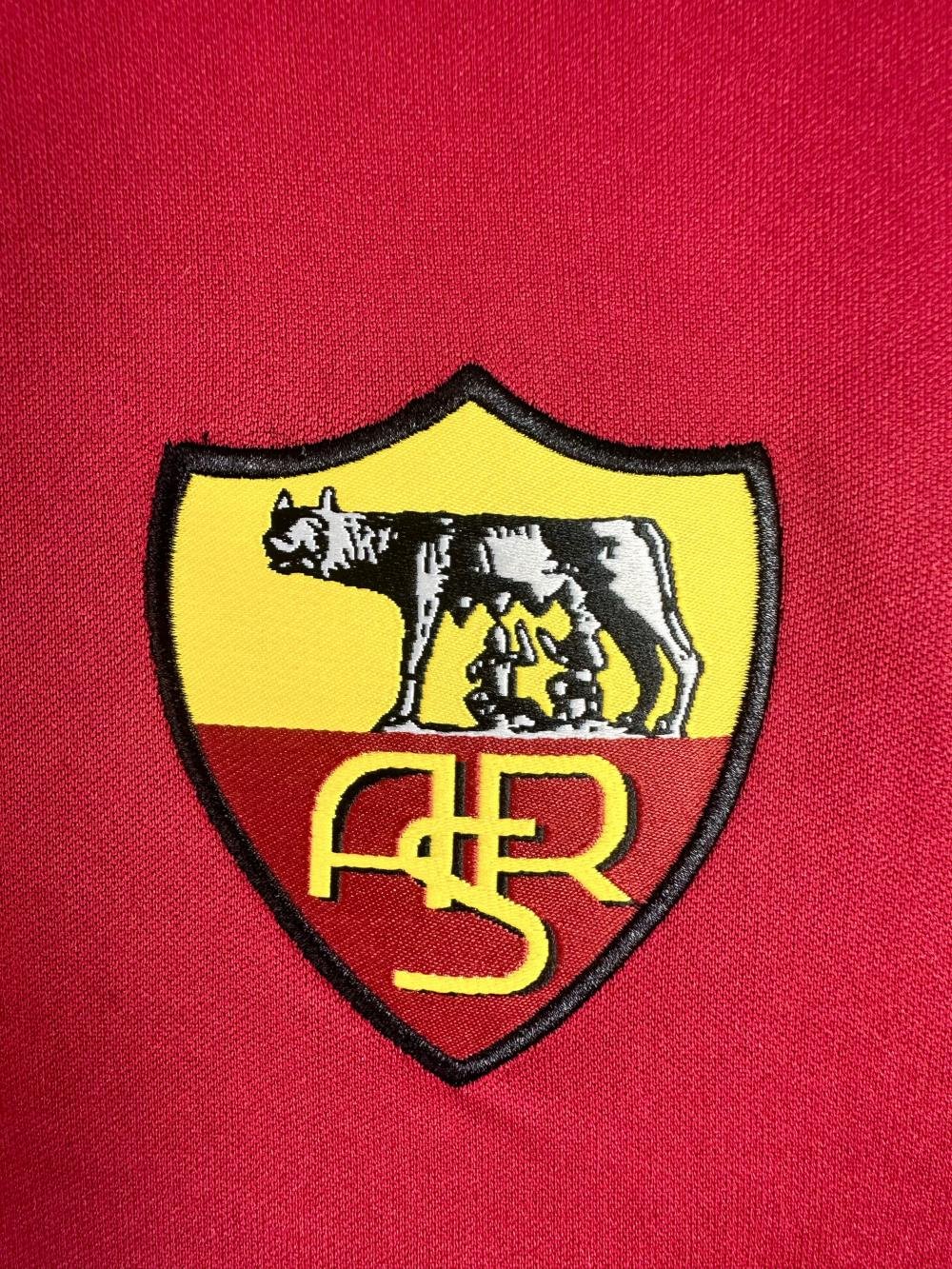 1998-1999 Retro Long Sleeve Roma Home Soccer Jersey 1:1