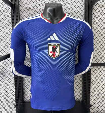 2026 Long Sleeve Player Version Japan Home Football Jersey 1:1