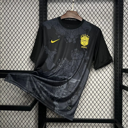 2024/2025 Brazil Special Edition Jesus Black Soccer Jersey 1:1