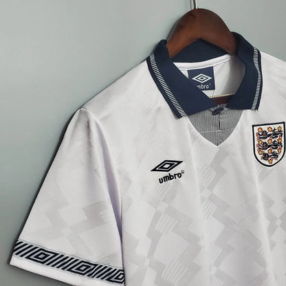 1990 Retro England Home Soccer Jersey 1:1