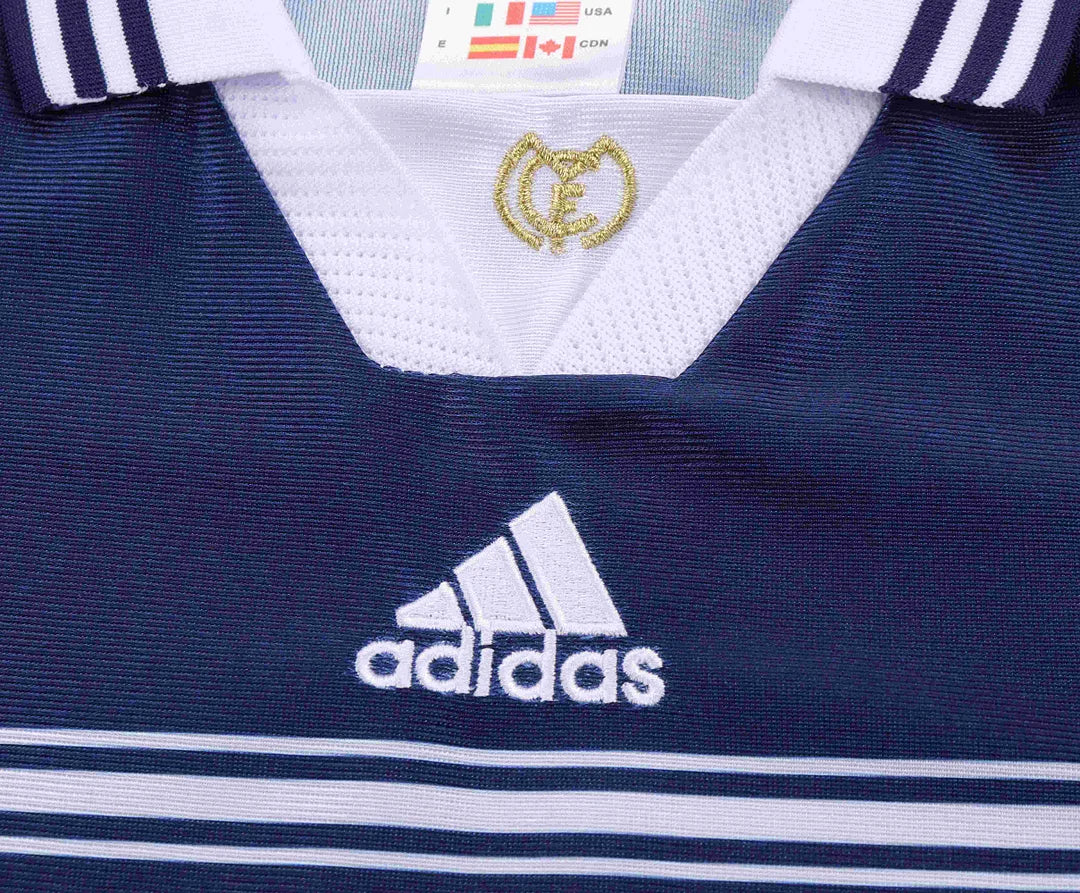 1998-1999 Retro Real Madrid Away Football Shirt 1:1 Kids Size