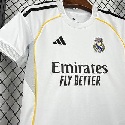 2025/2026 Real Madrid Home Football Jersey 1:1 Kids Size