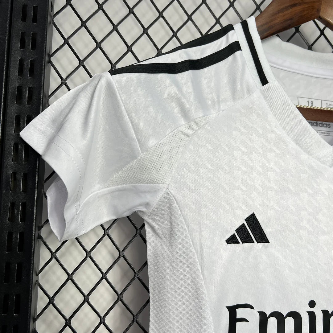 2024/2025 Real Madrid Home Football Shirt 1:1 Kids Size