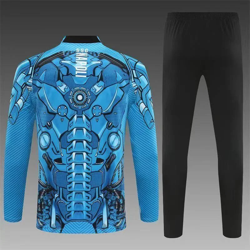 2025/2026 Napoli Half-Pull Training Suit Blue Football Shirt 1:1 Set