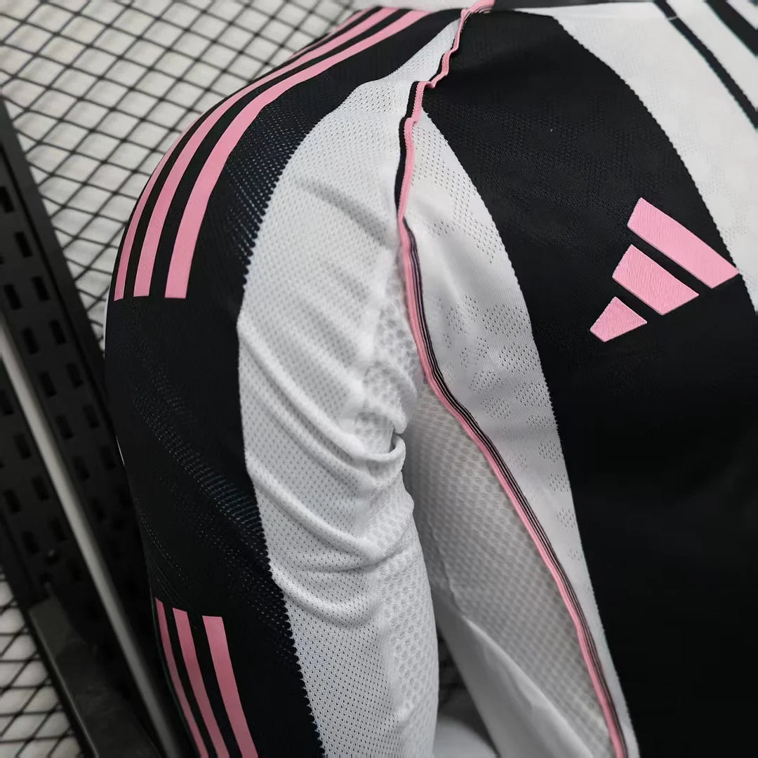 2025/2026 Long Sleeve Player Version Juventus Home Football Shirt 1:1