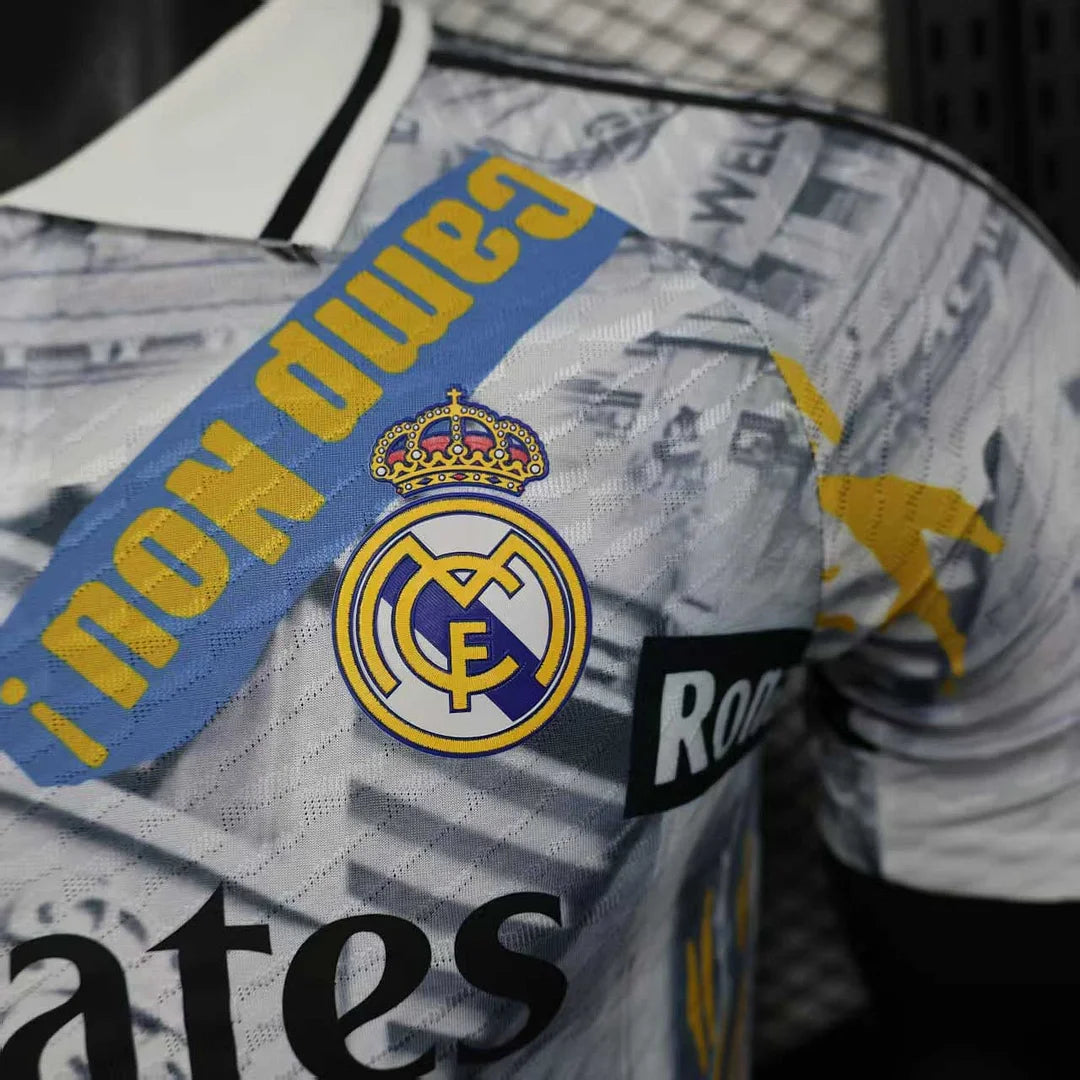 2025/2026 Player Version Real Madrid Champions League Highlights Football Jersey 1:1