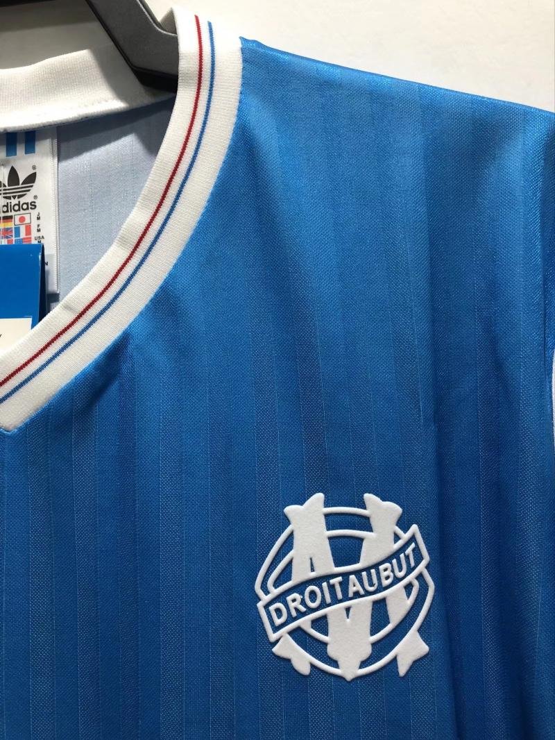 1990 Retro Olympique de Marseille Away Football Jersey 1:1