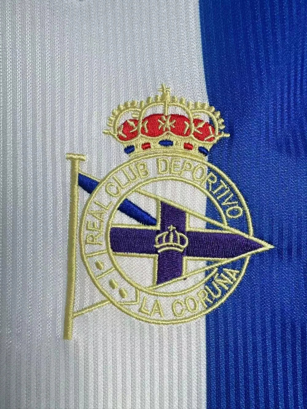 1999-2000 Retro Long Sleeve Deportivo Home Football Shirt 1:1