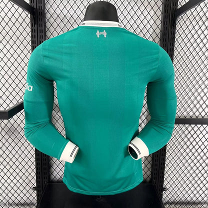 2025/2026 Long Sleeve Player Version Liverpool Third Away Football Shirt 1:1