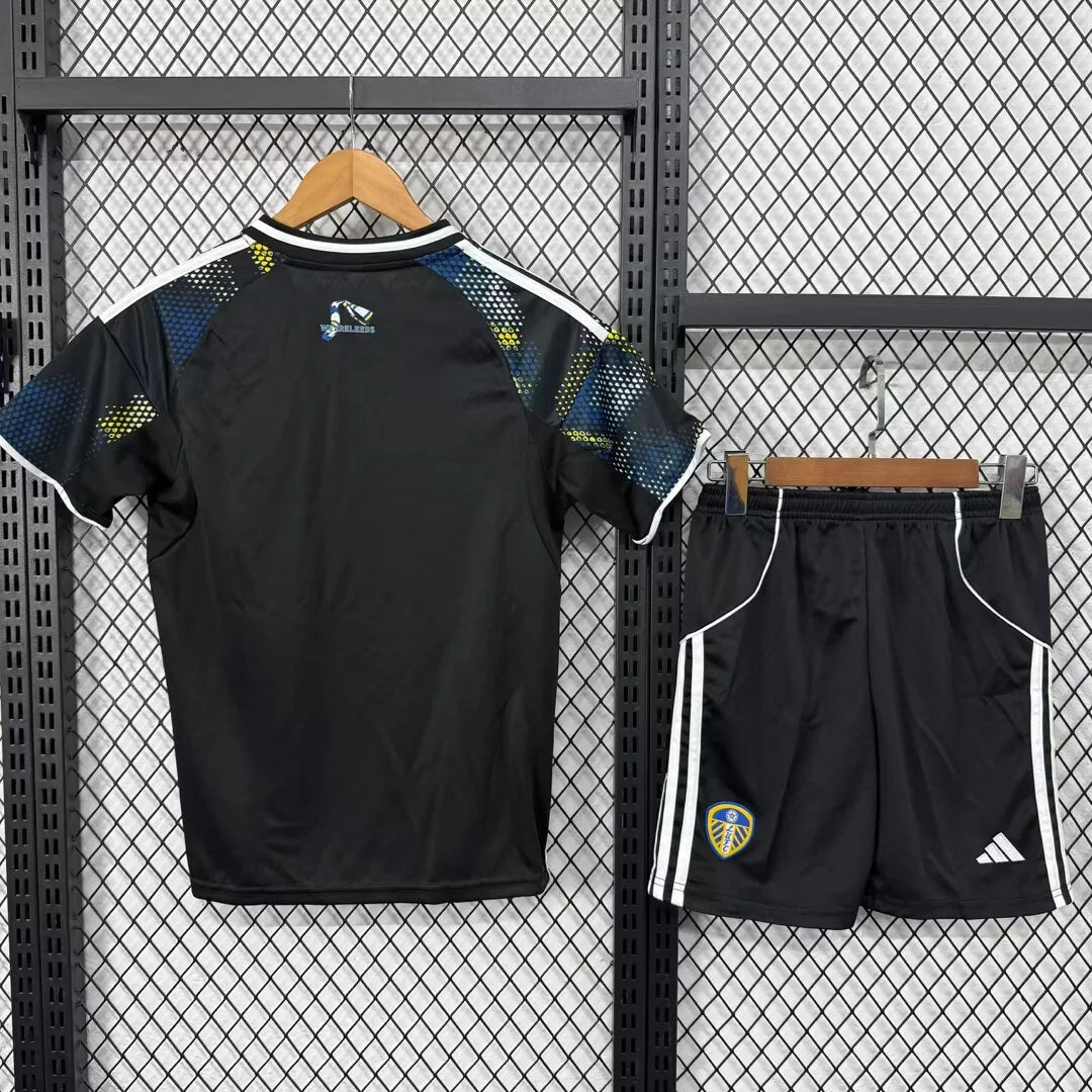 2025/2026 Leeds United Third Away Football Jersey Shirt 1:1 Kids Size