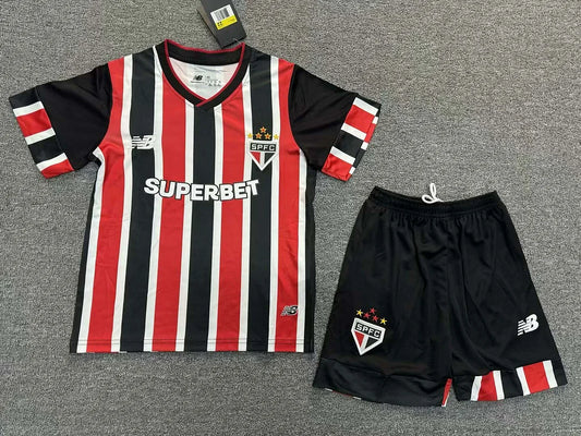 2024/2025 S?o Paulo Away Jersey 1:1 Kids Size