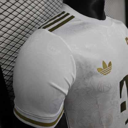 2025/2026 Player Version Bayern Munich 125th Anniversary White Football Jersey 1:1
