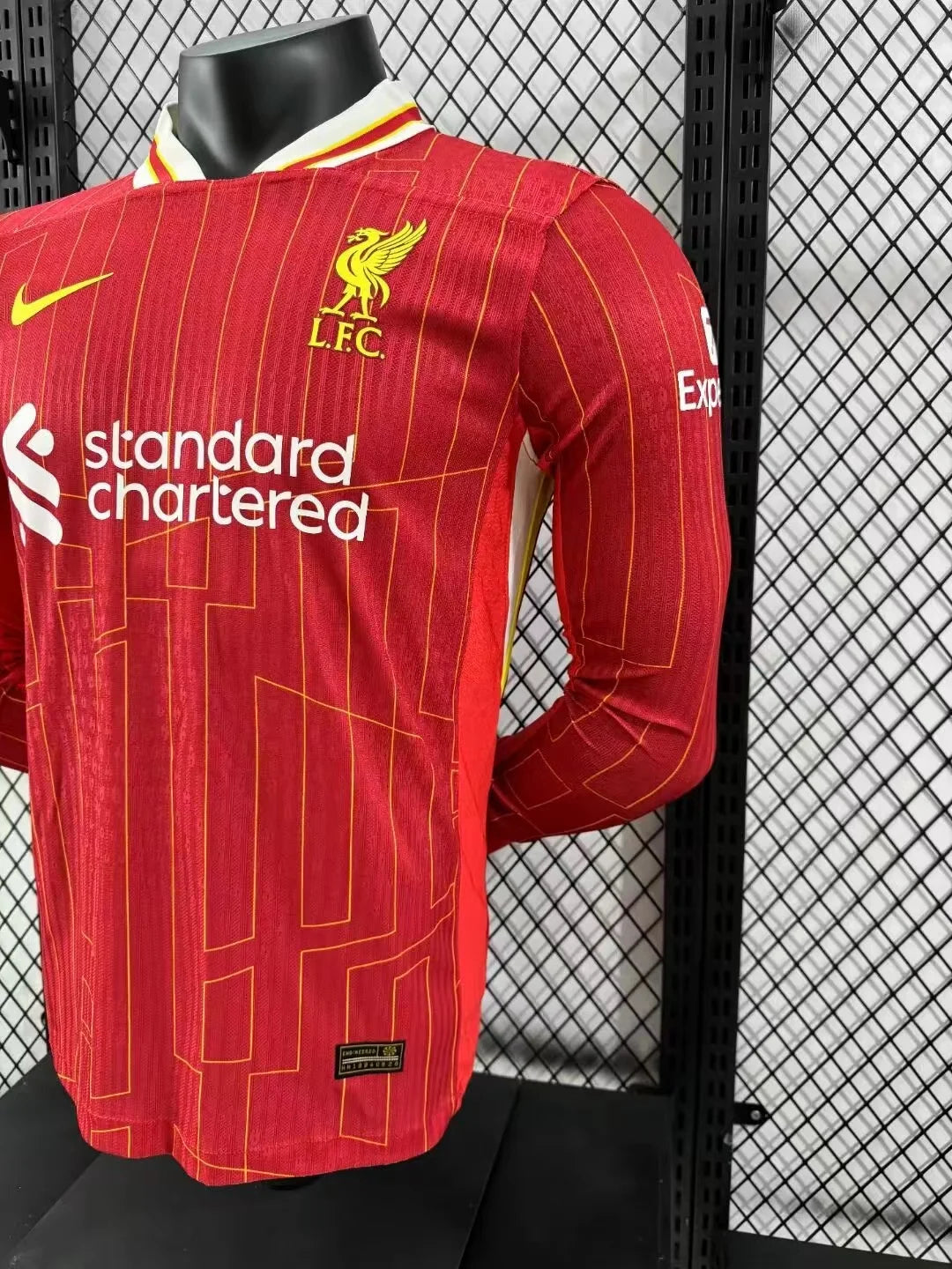 2024/2025 Long Sleeve Liverpool Home Player Version Football Shirt 1:1