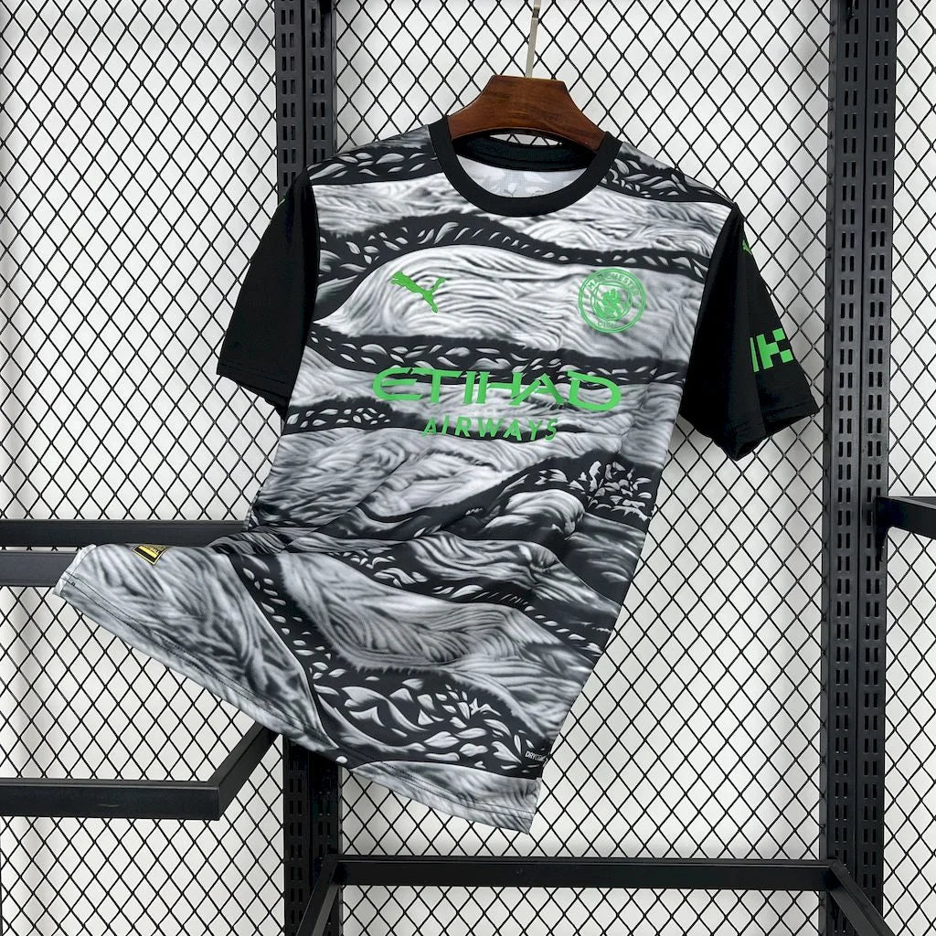 2025/2026 Manchester City Black And Gray Concept Version Football Jersey 1:1