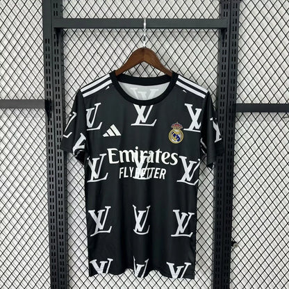 2025/2026 Real Madrid Co-branded version black Football Jersey 1:1