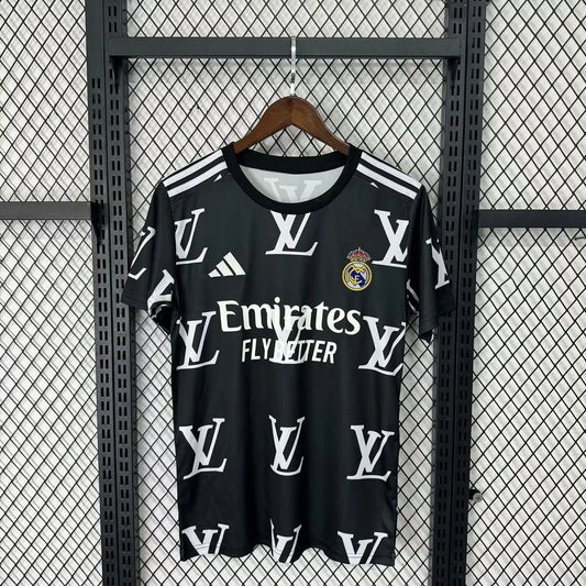 2025/2026 Real Madrid Co-branded version black Football Jersey 1:1
