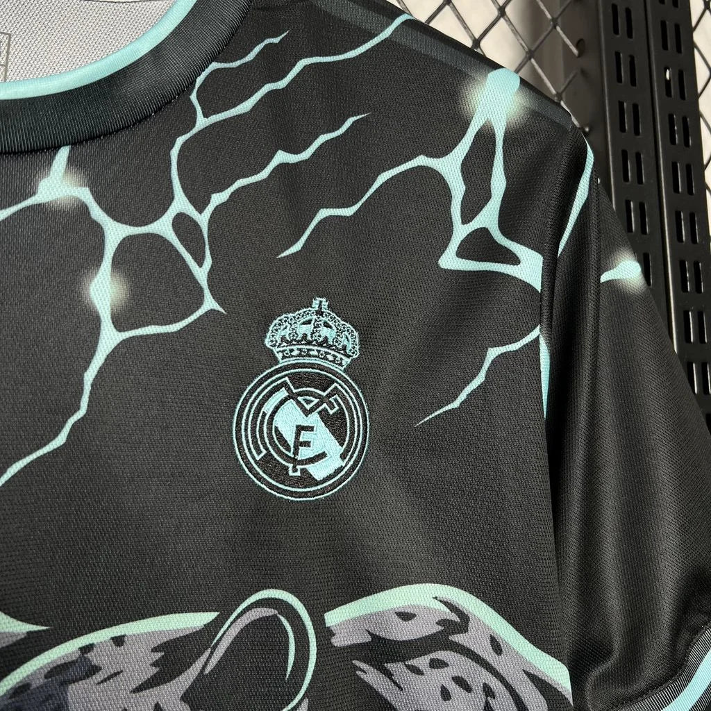 2024/2025 Real Madrid Special Edition Black And Green Jersey 1:1
