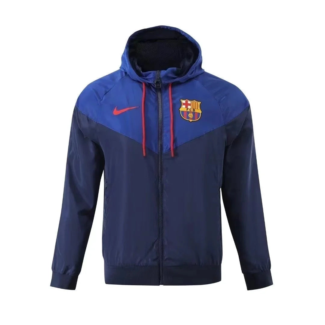 2025/2026 Barcelona Windbreaker Dark blue color matching Jersey 1:1