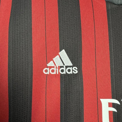2013/2014 Retro Long Sleeve AC Milan Home Football Shirt 1:1