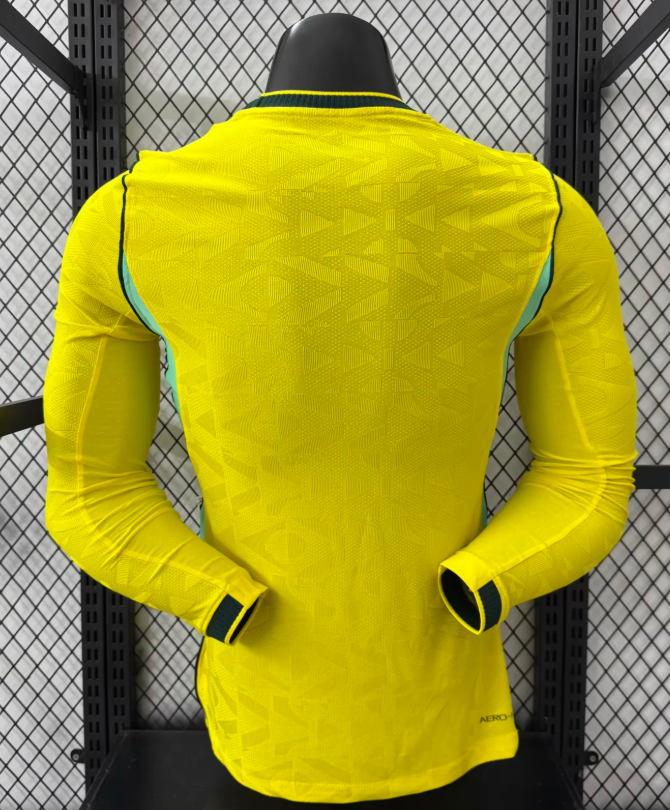 2026 Long sleeves Player Version Brazil Home Football Jersey 1:1