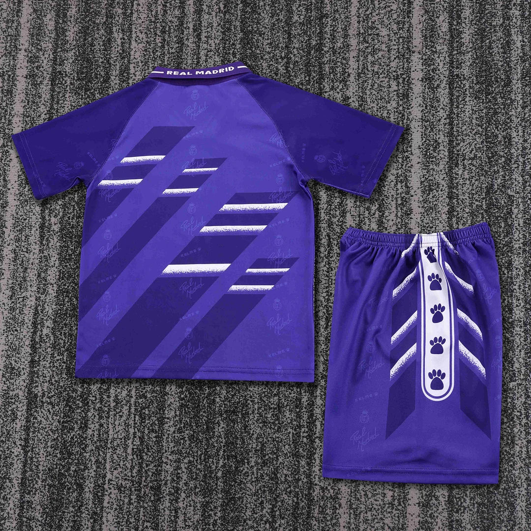 1994-1996 Retro Real Madrid Away Football Shirt 1:1 Kids Size